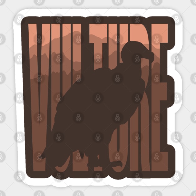 Vulture Sticker by GeoCreate